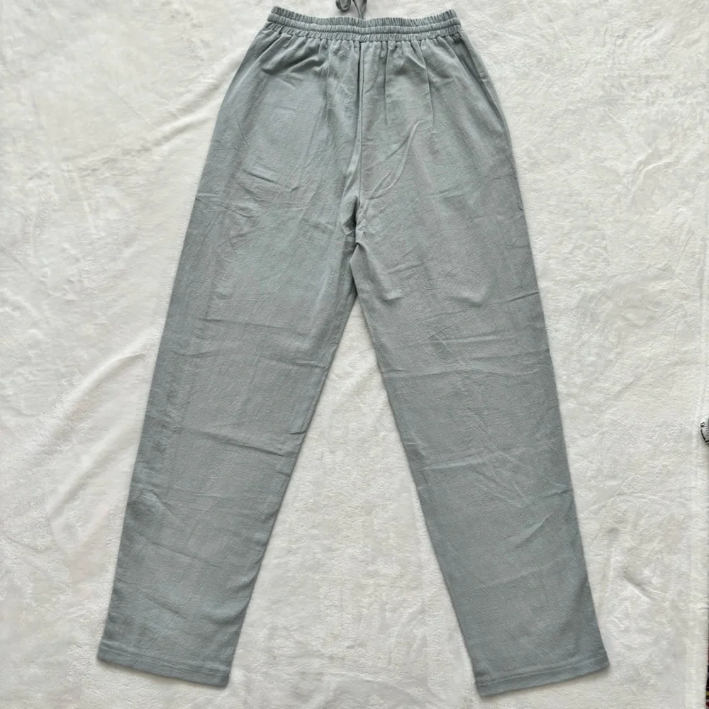 AMAZON 2 Pairs Elastic Waist Ankle Length Casual Pants--S - Picture 6 of 16